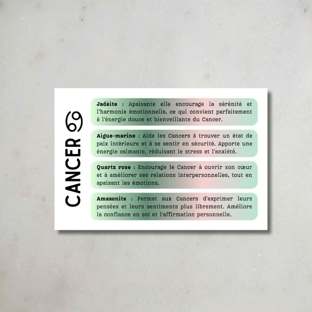 Coffret Astro - Cancer ♋