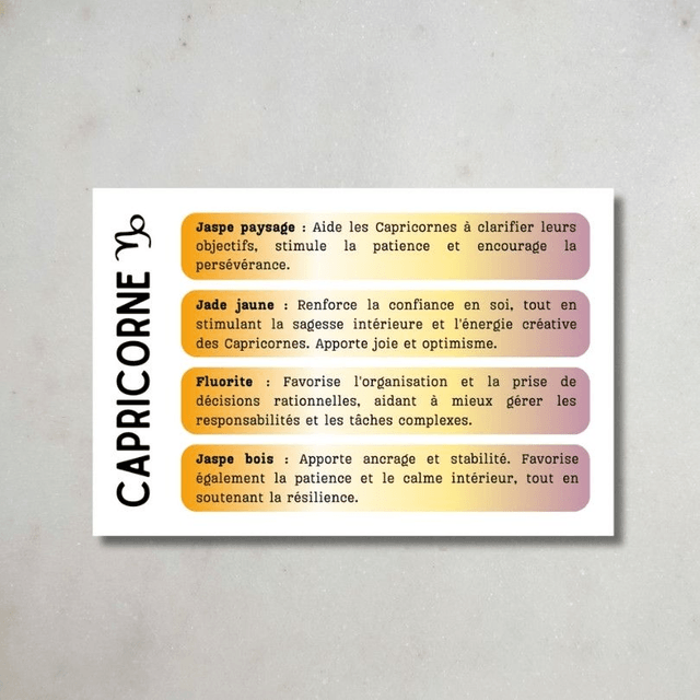 Coffret Astro - Capricorne ♑