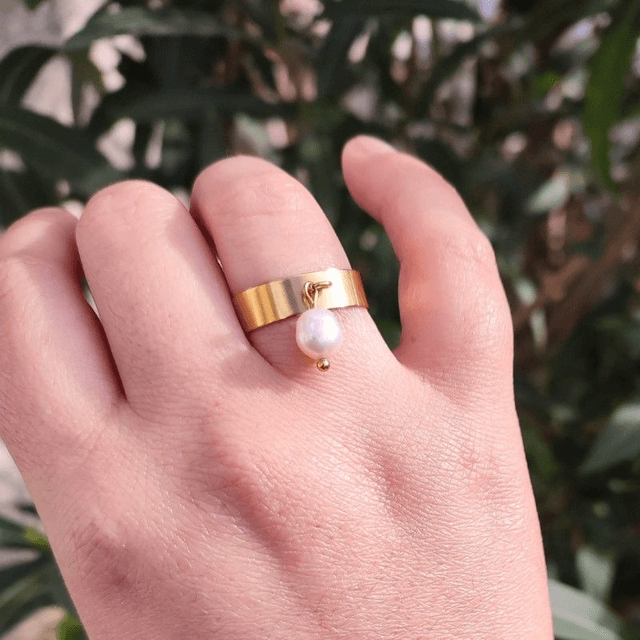 Bague Pearl Doré